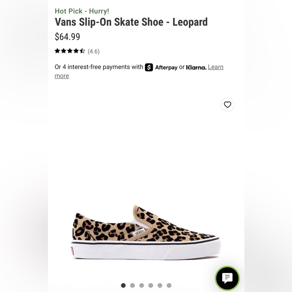 Vans Slip On- Leopard